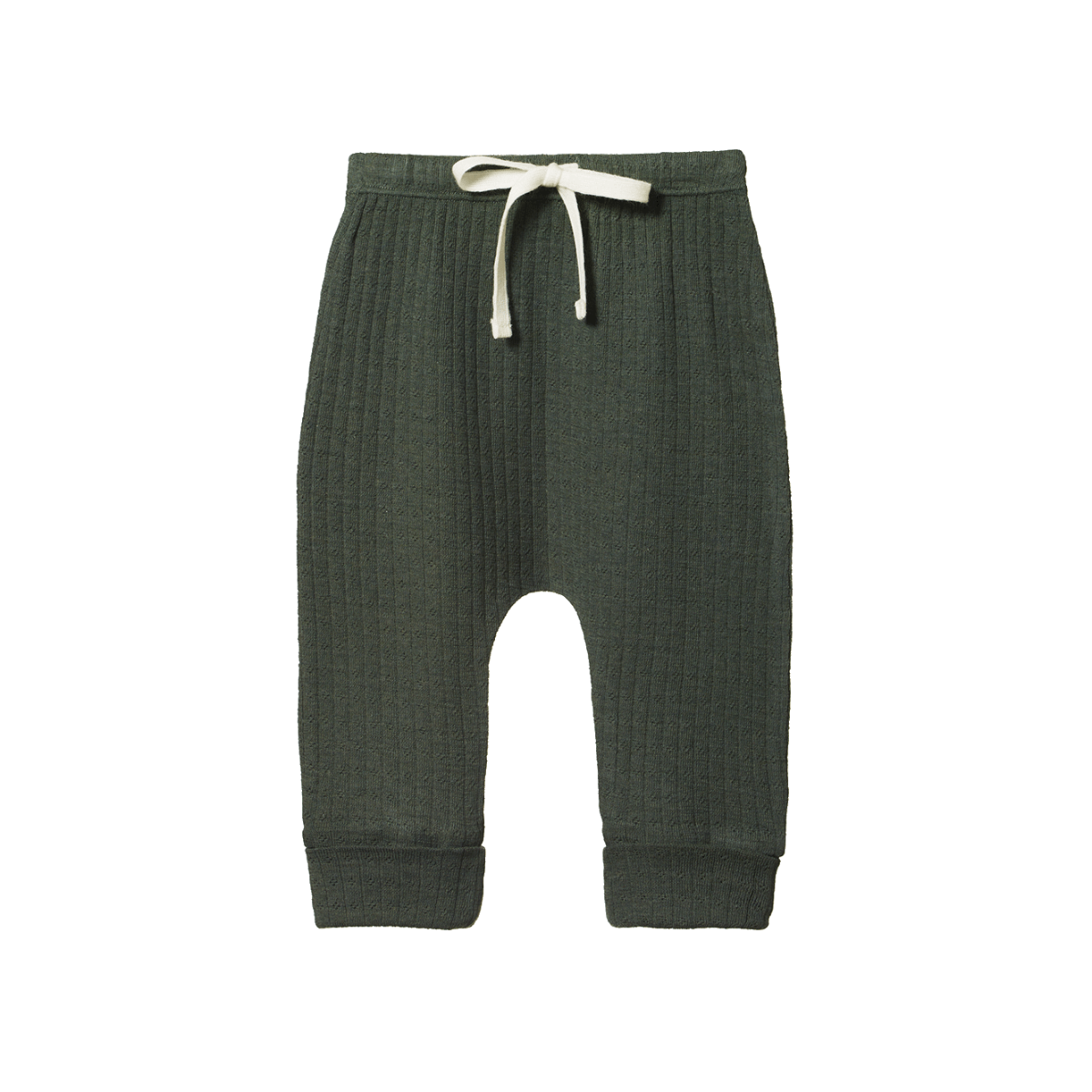 Pointelle thyme pants