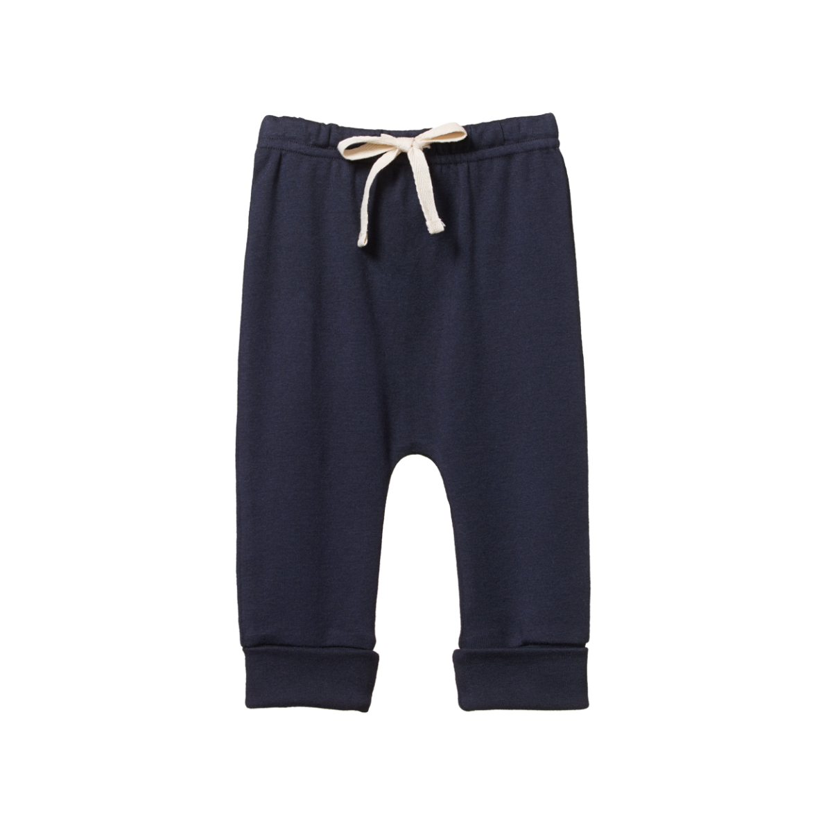 merino drawstring pants Navy