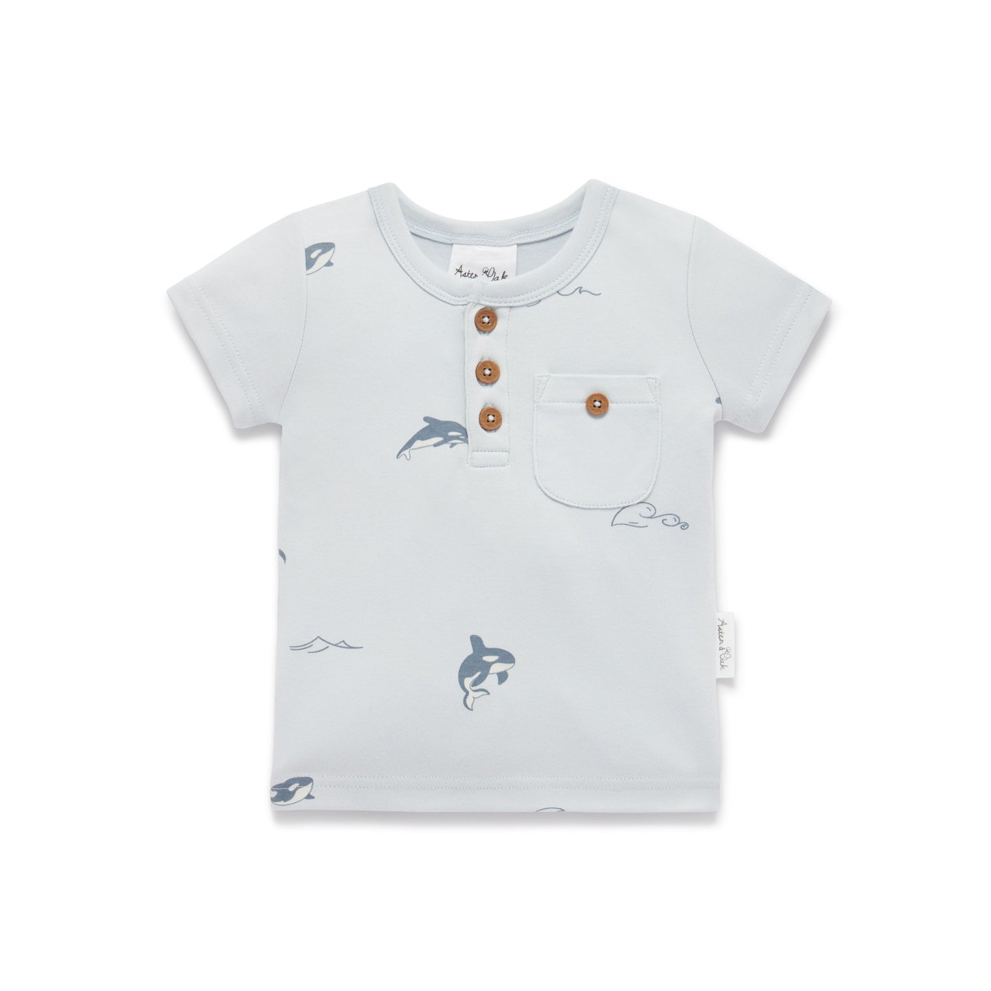 Orca AOP Henley Tee