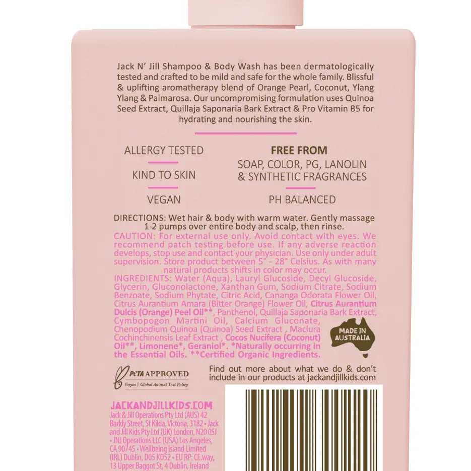 Shampoo & Body Wash - Natural 300mL