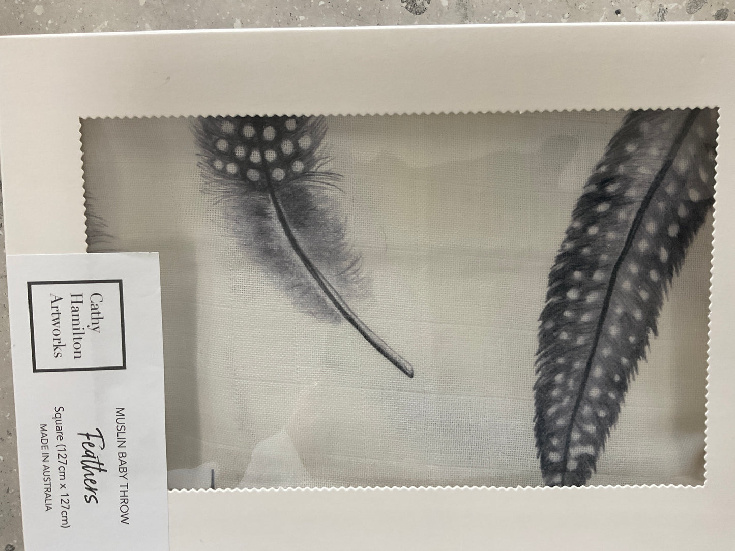 Feathers Baby Throw - NOW Boxed