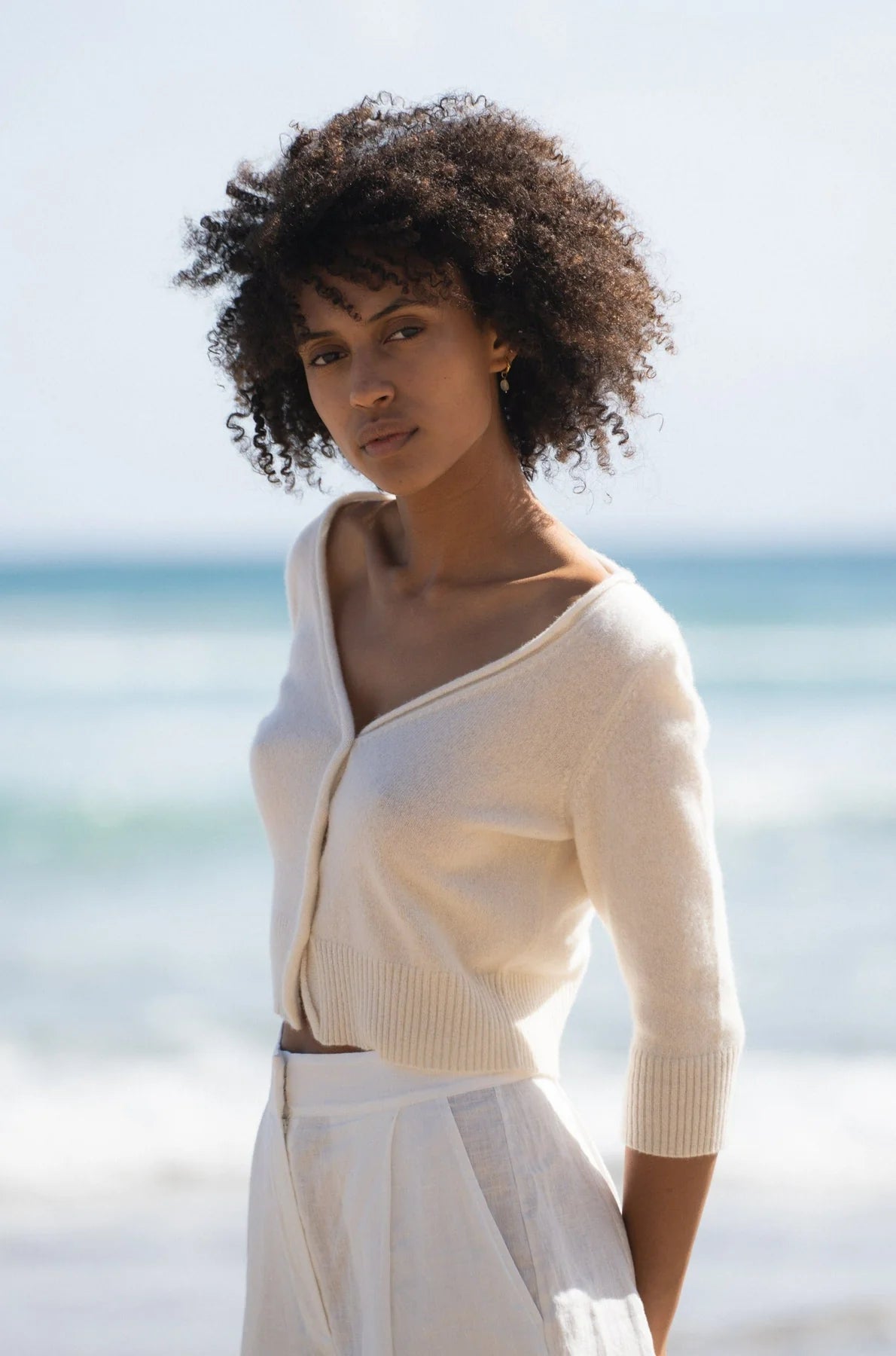 Jade Cashmere Cardi