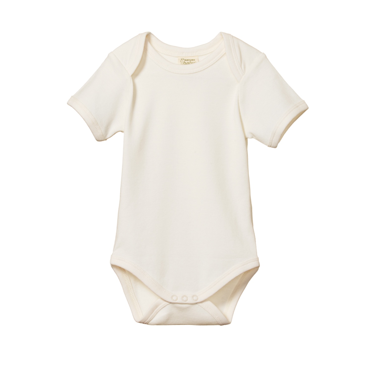 Short Sleeve Bodysuit - Natural