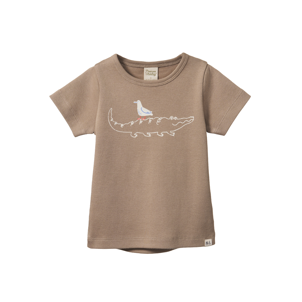 River Tee - Curious Crocodile