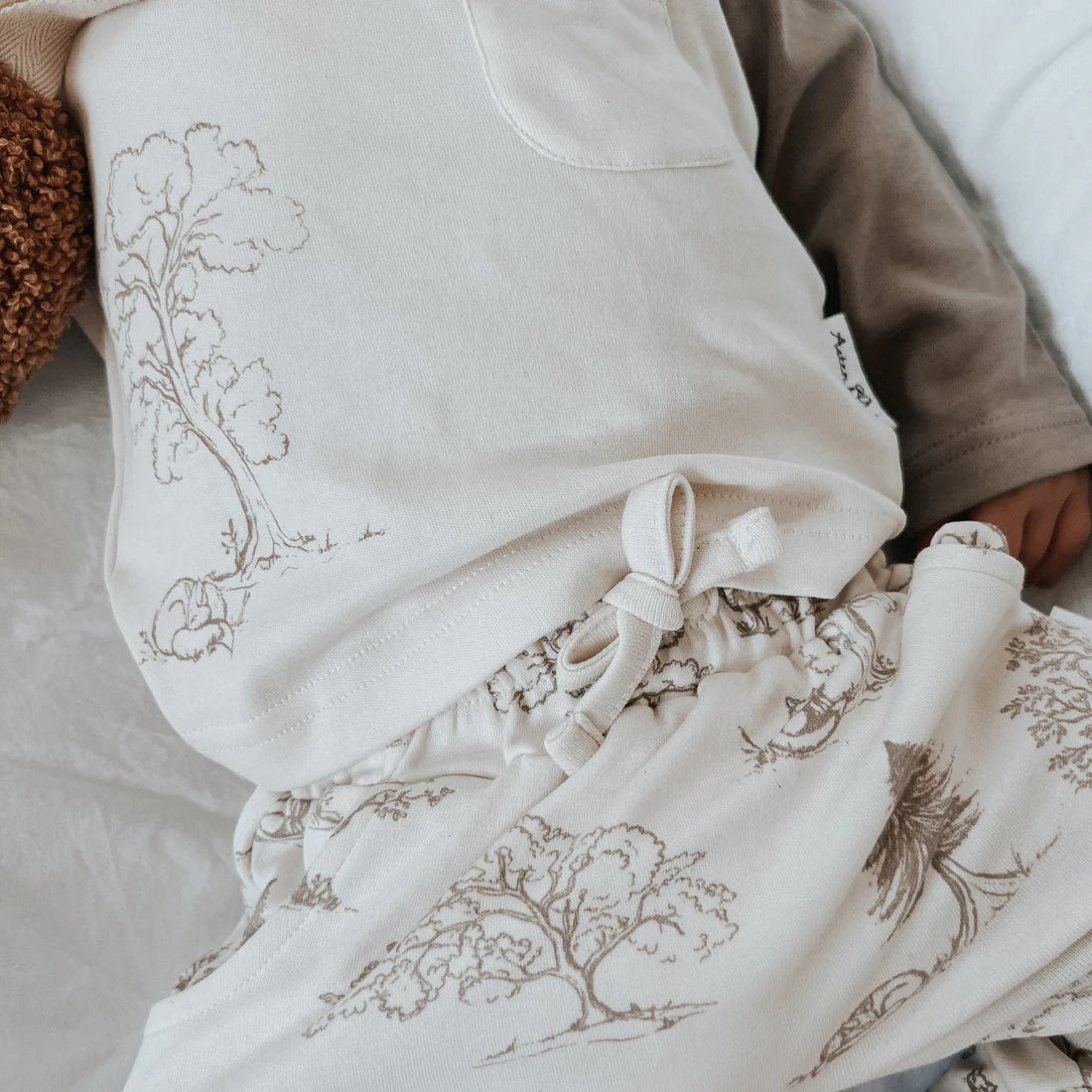 Sleepy Fox Print Tee