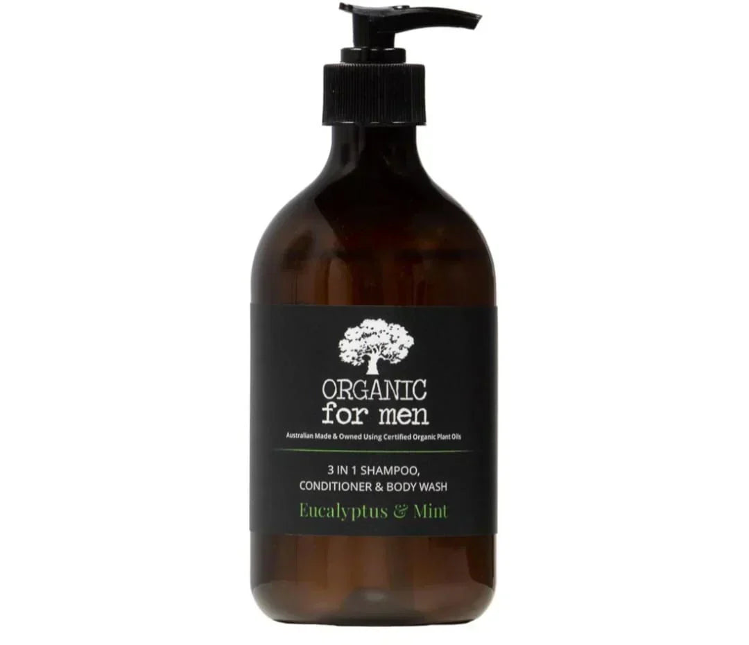 3 in 1 shampoo, conditioner and body wash Eucalyptus and Mint