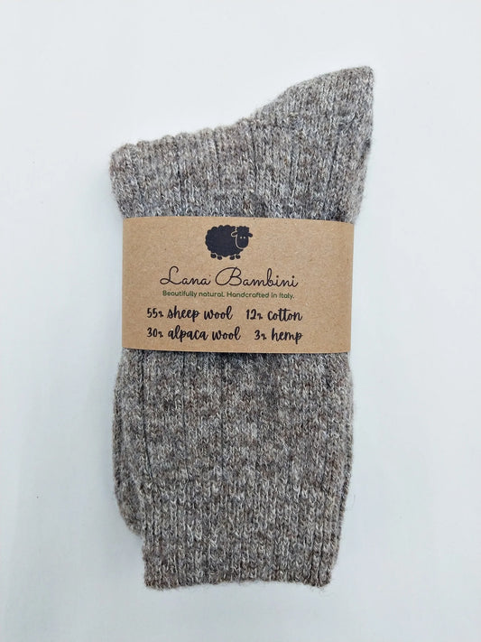 Lana Bambini "Anna" Wool/Alpaca/Cotton/Hemp Socks