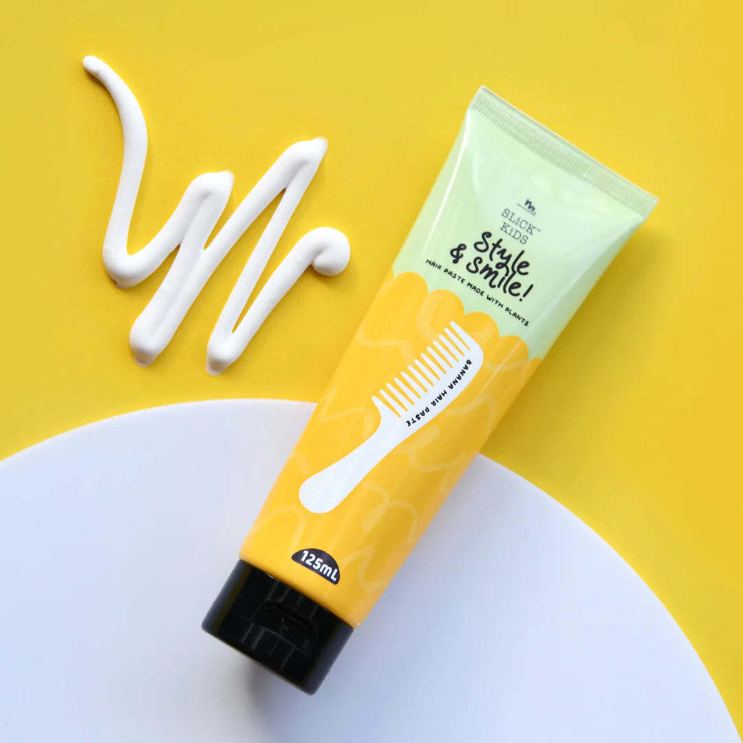 Natural Plant based hair paste in fresh coconut and zesty lime