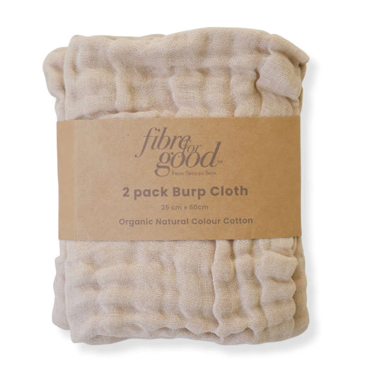Fibre for good burp cloth