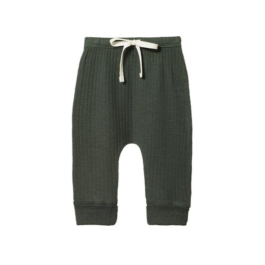 Pointelle thyme pants