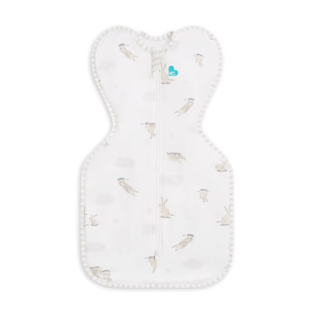 Swaddle Up Original - White Cloud Bunnies