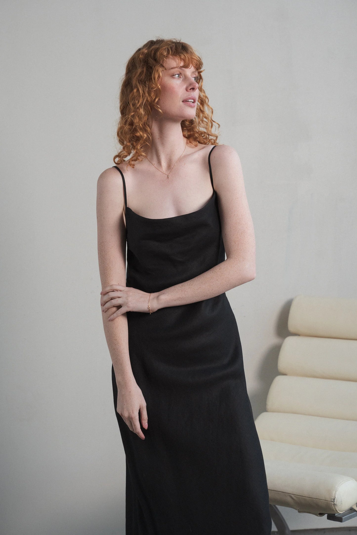 Allegria Bias Linen Dress