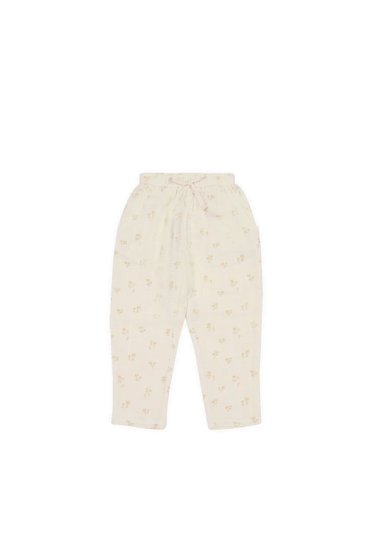 Organic Cotton Muslin Cordelia Pant - Pauline Chamomile- Jamie Kay