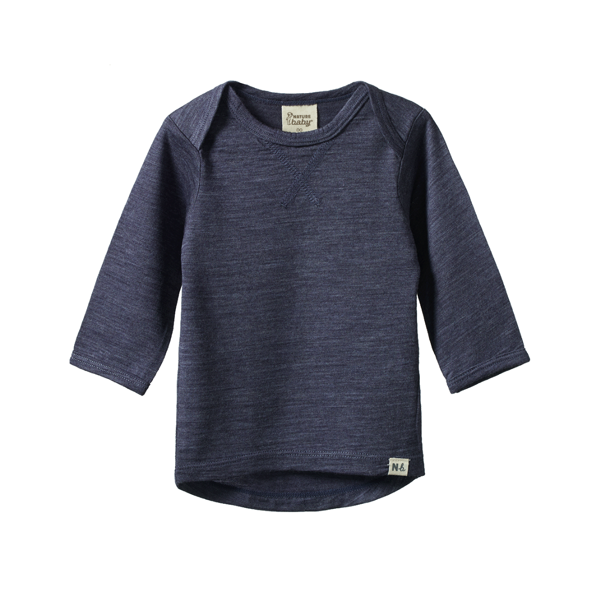 Merino Essential Tee- Mulberry Marl