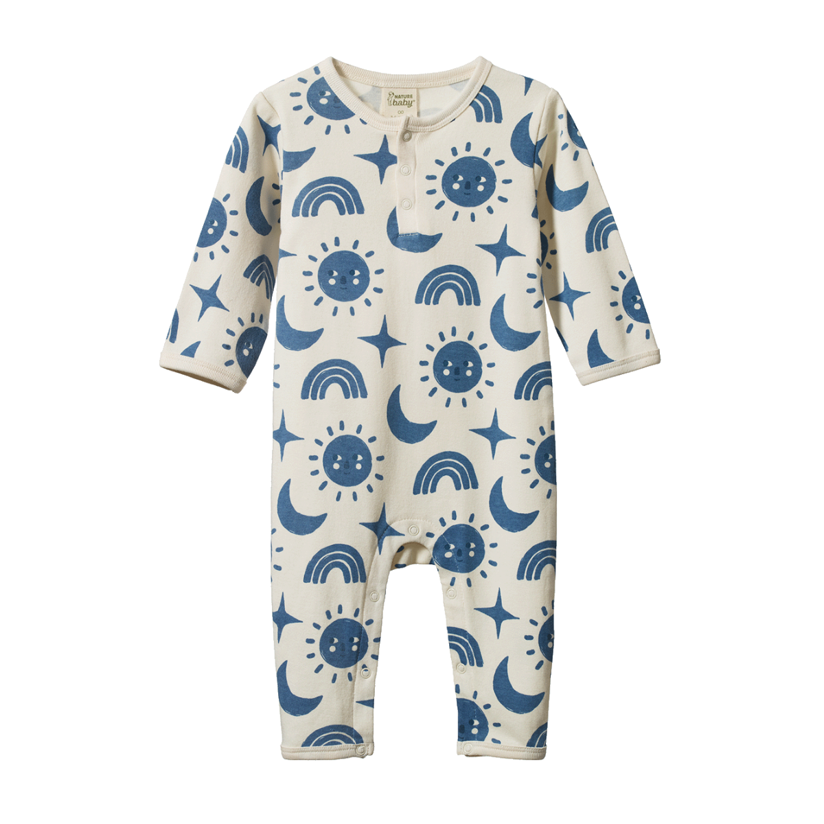 Henley Pyjama Suit- Twilight