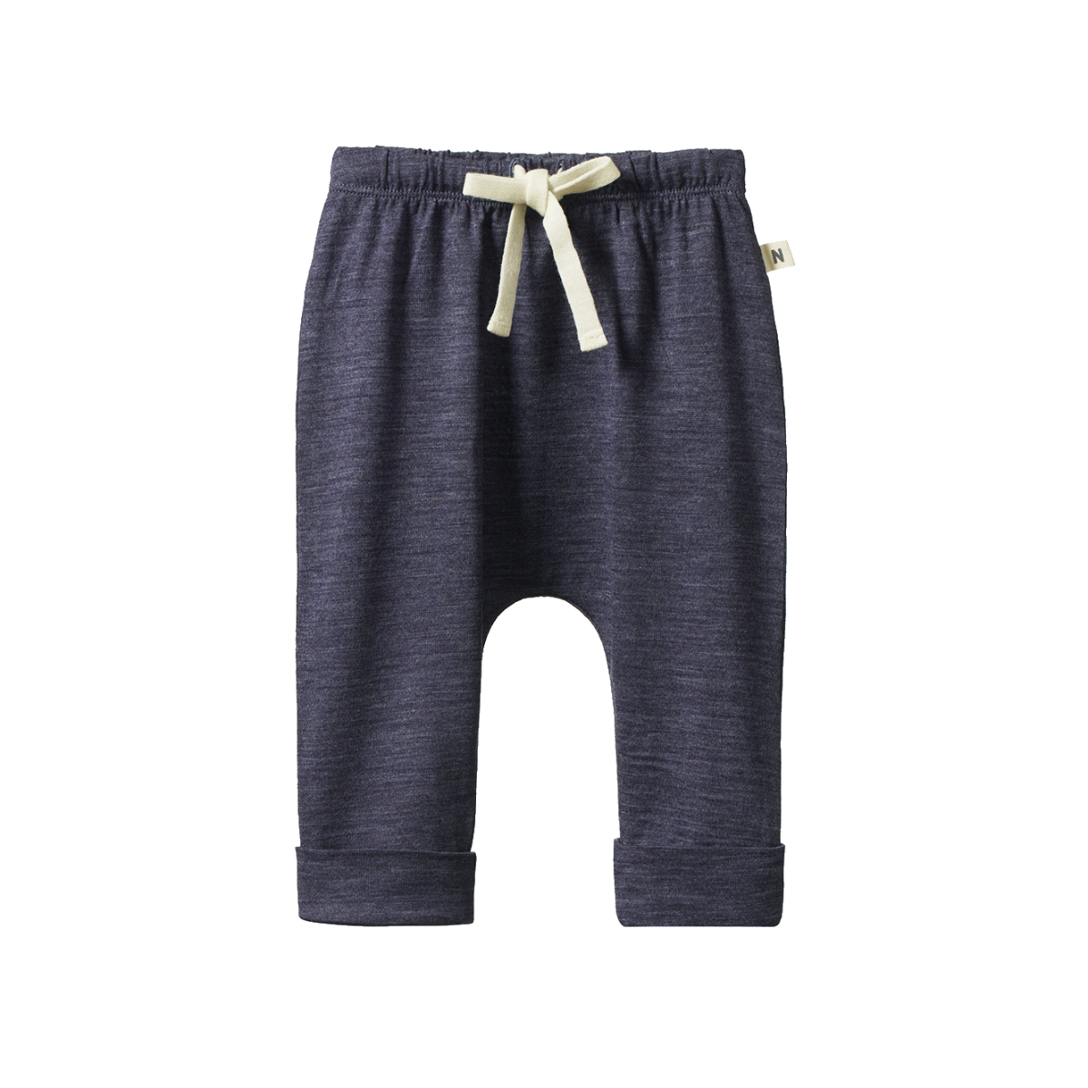 Merino Drawstring Pants- Mulberry Marl