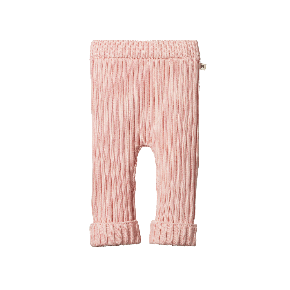 Lou Pants Cotton Knit- Rose Bud