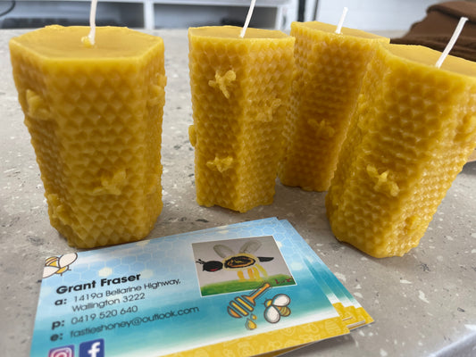 Pure beeswax candle