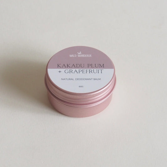Plum and Grapefruit Natural Deodorant Balm Kakadu