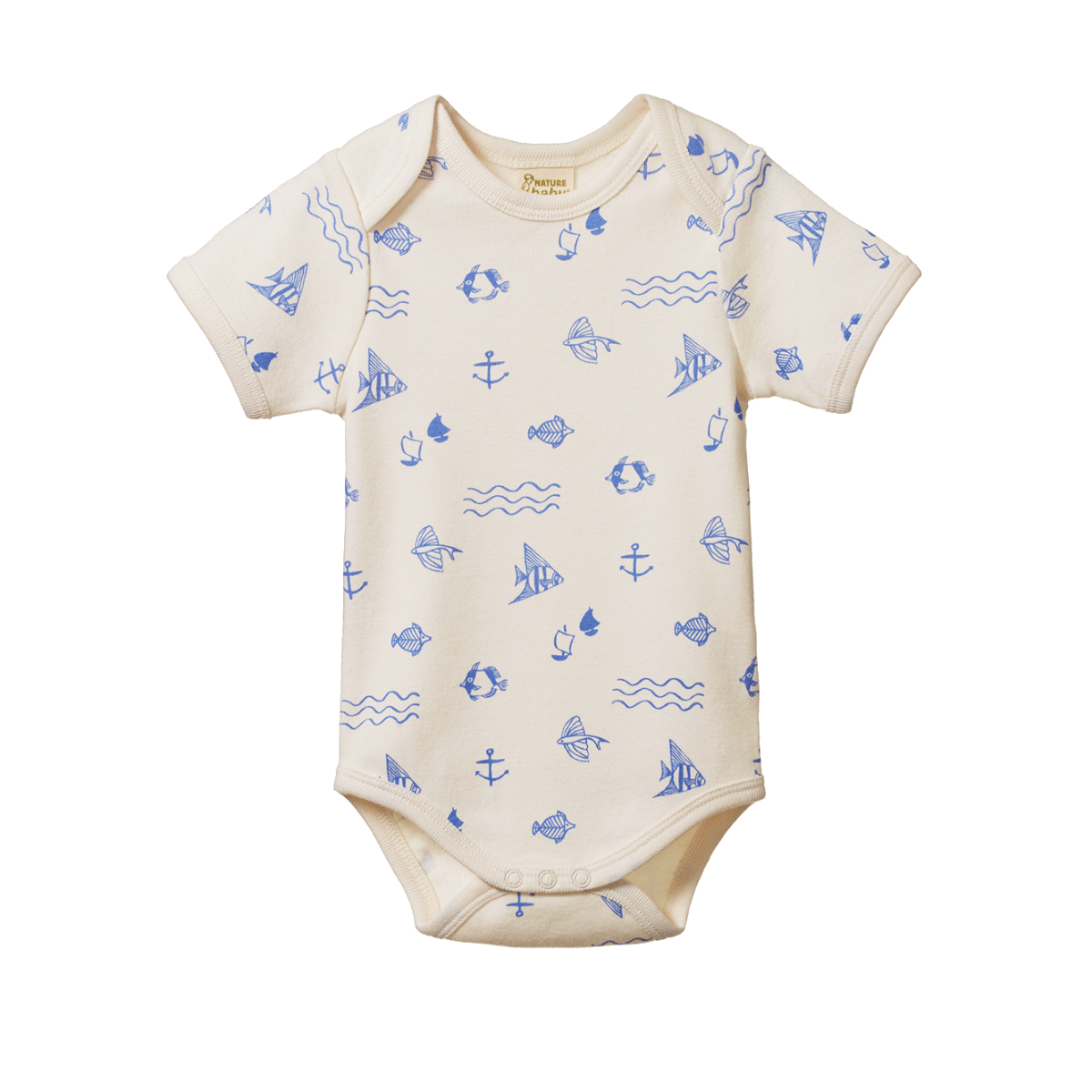 Short Sleeve Bodysuit - Atlantic