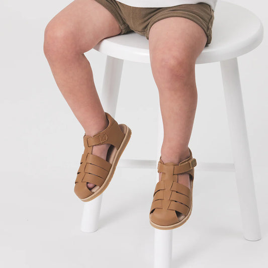 Rocco Kids Sandal Tan
